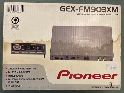 Pioneer gex fm903xm sistema - pioneer, gex-fm903xm